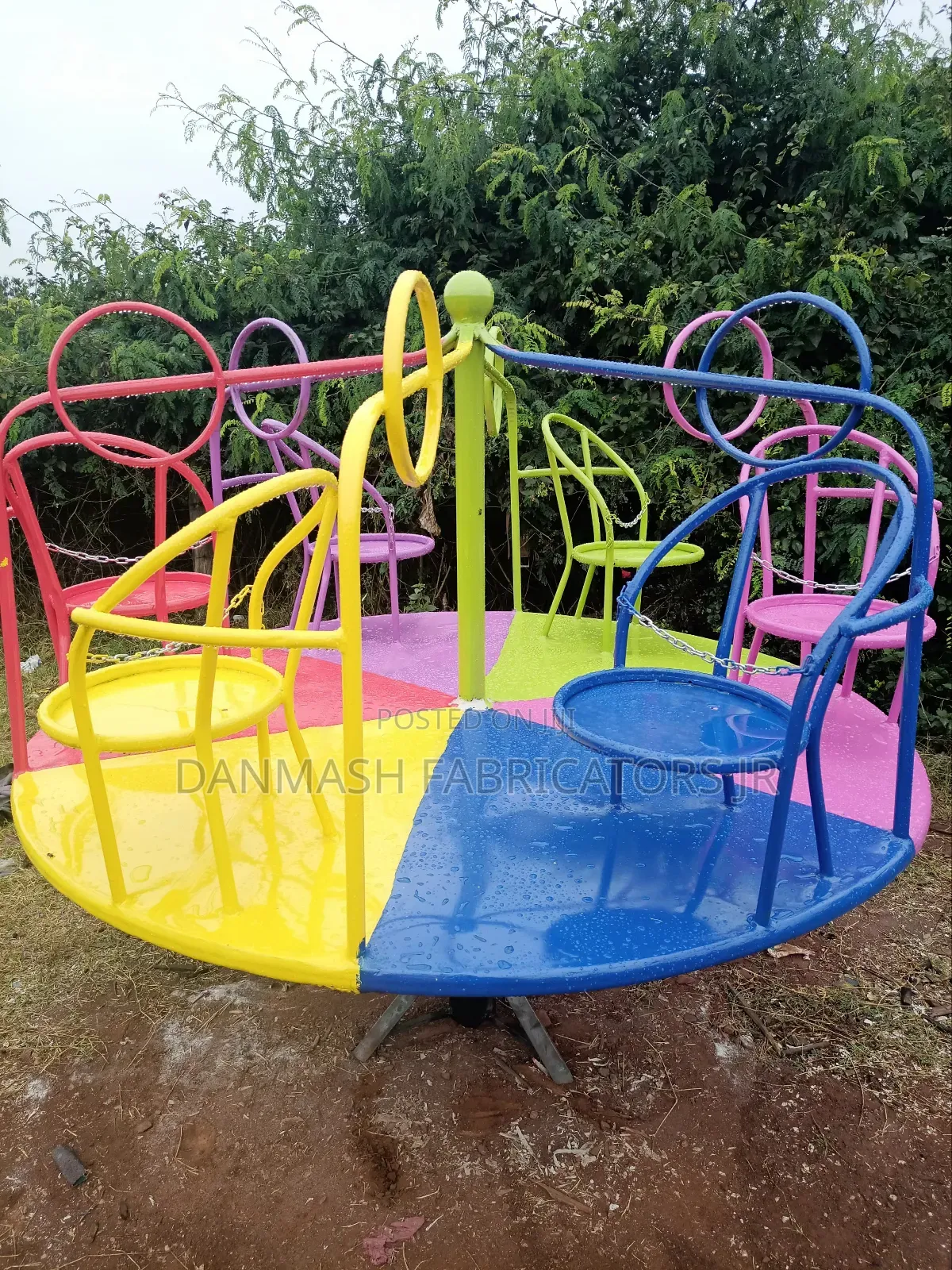 Colourful Kids Merry Go Round