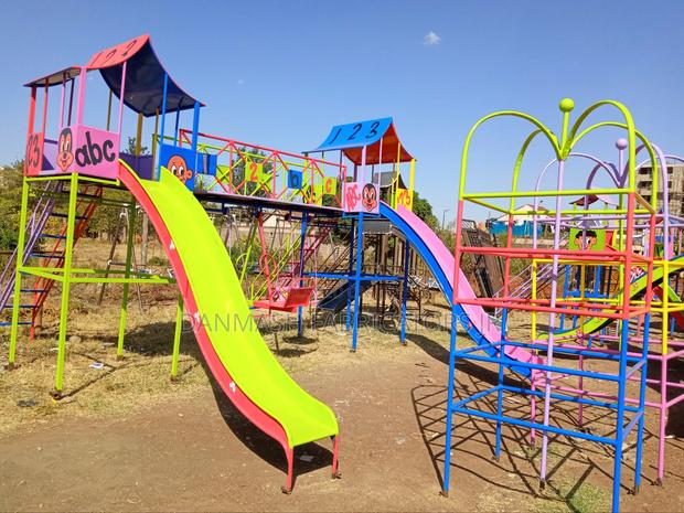 Complete Kids Playground Set(Slides, Swings Climbers) - main view