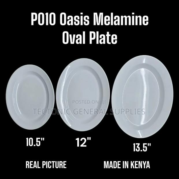 Oasis Melamine Oval Plate. Sizes 10"/12.5/13.5" - main view