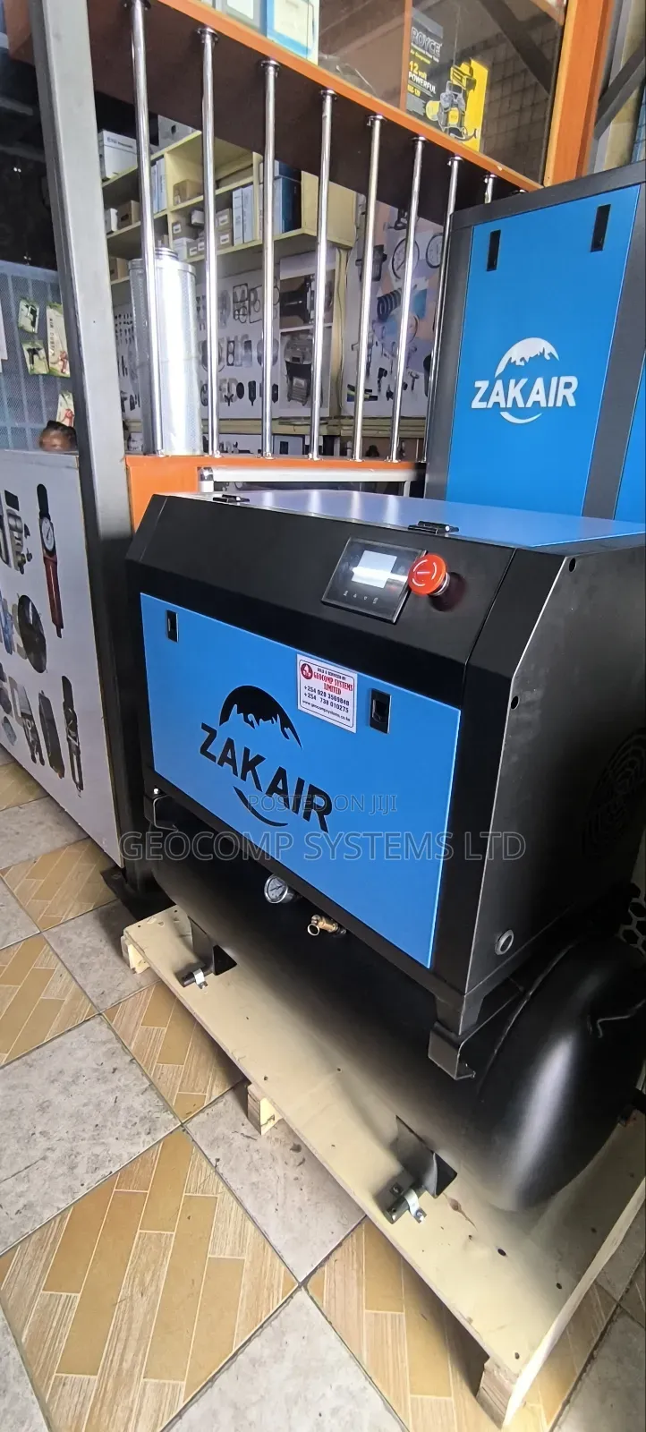 Screw Air Compressor 5.5kw 2 in 1