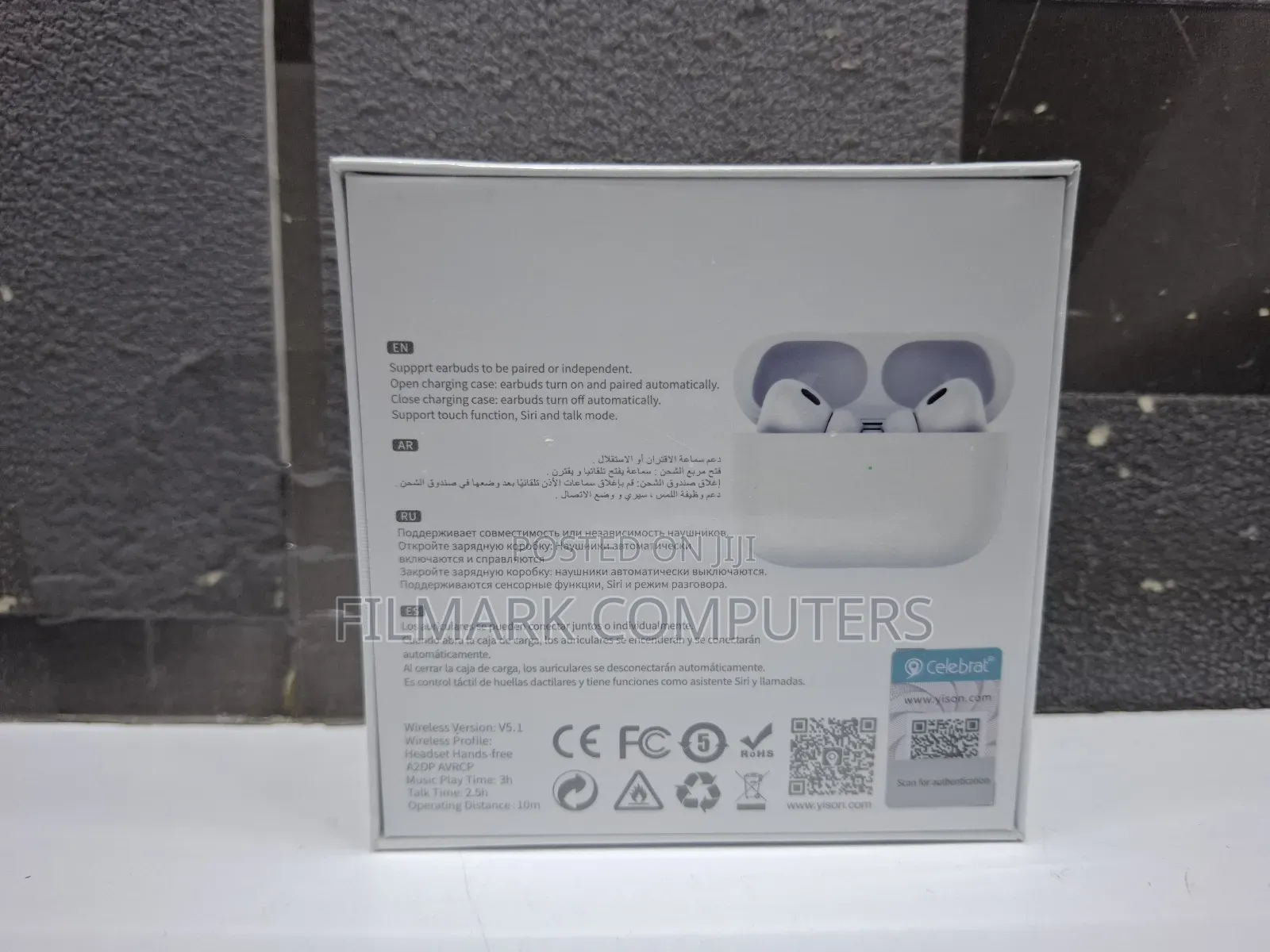 Earphone Premium T500 Pro Anc Wireless Earbuds