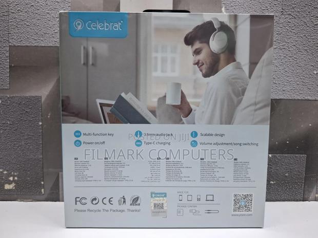 Celebrat A40 Original Borderless Bluetooth Headset - thumbnail 2