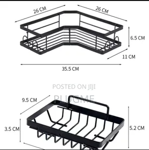 6 Pc Corner Shower Caddy Organizer Racks With Toothbrush Organizer
