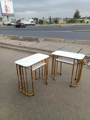 Manicure Tables, With Marble Tops 