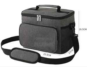Large Capacity Cooler Unisex Insulated Lunch Bag Material: Oxford