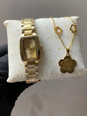 Ladies Watch X Earrings X Necklace Plus Gift Bag Card