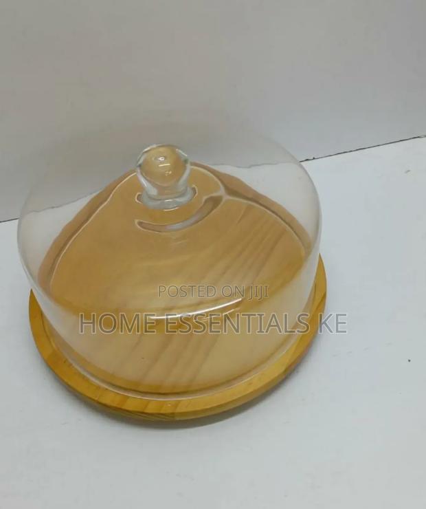 *Doom Shape Glass Cake Cover 28 Cm 26cm - main view