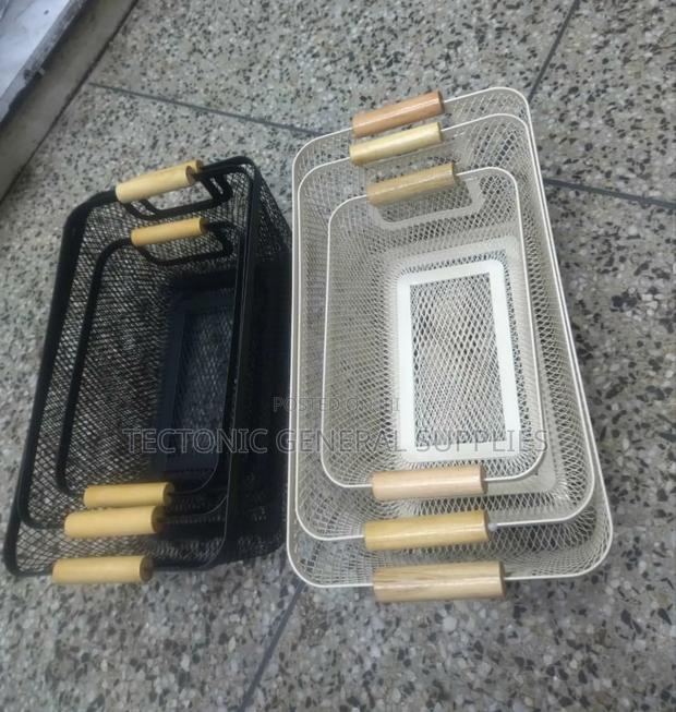 3pcs Storage Organizers/Fruit Storage Baskets - main view