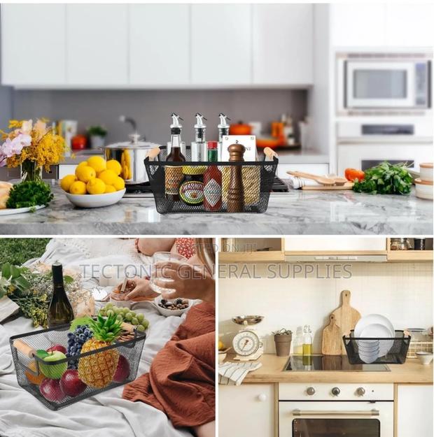 3pcs Storage Organizers/Fruit Storage Baskets - thumbnail 4