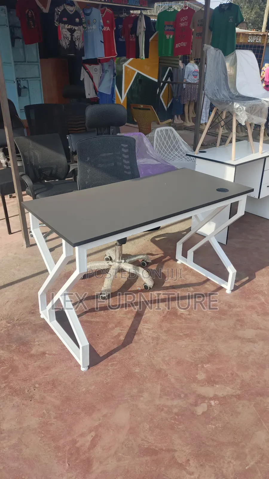 H97 Headrest Office Chair Plus Office Desk