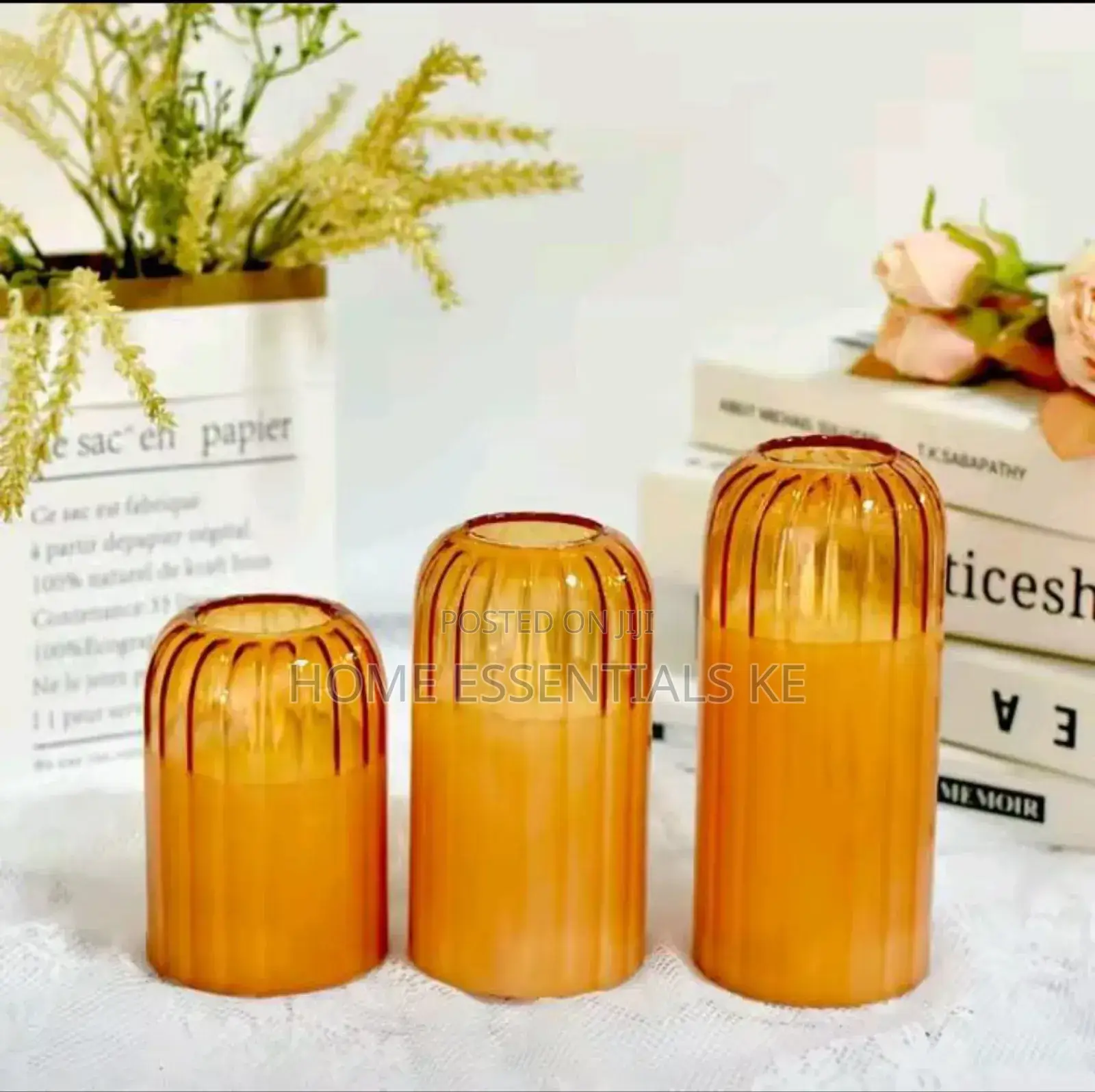 3 in 1 Advanced Glass Led Decor Lighting Candle