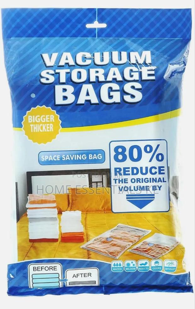 6pcs Vacuum Storage Bags With Suction Pump