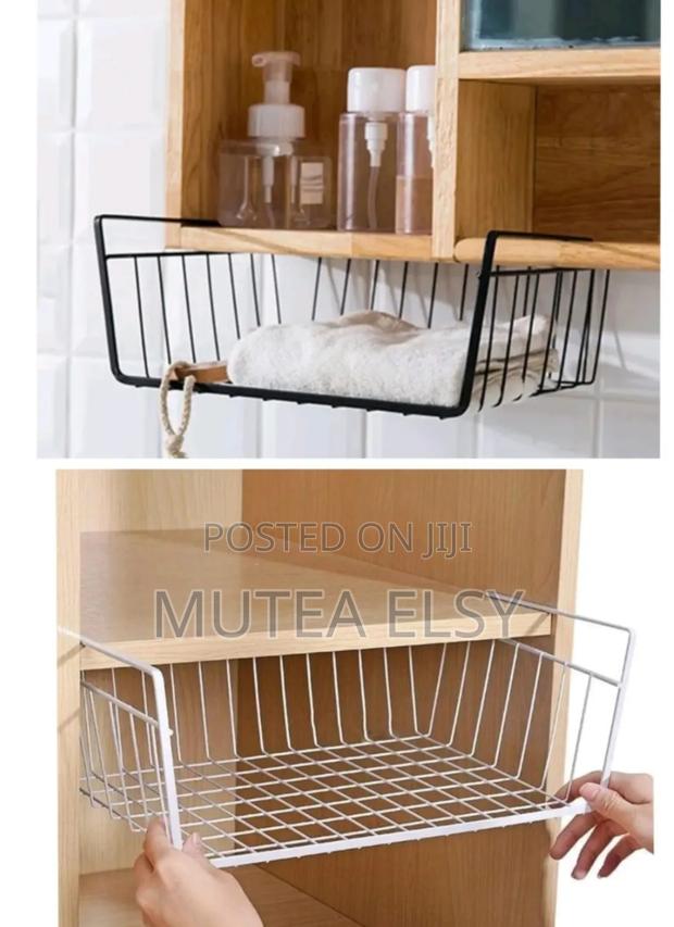 1 PCS Black/ White Hanging Net Basket - main view