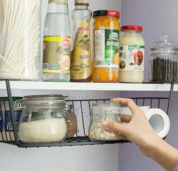 1 PCS Black/ White Hanging Net Basket - thumbnail 2