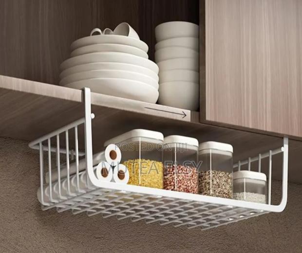 1 PCS Black/ White Hanging Net Basket - thumbnail 4