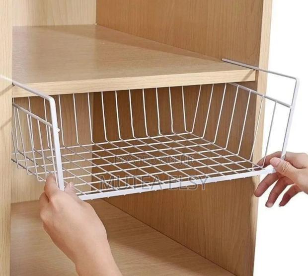 1 PCS Black/ White Hanging Net Basket - thumbnail 6