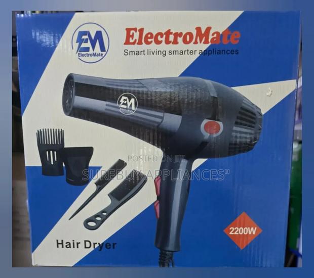 Electromate Hair Dryer Blow Dry New