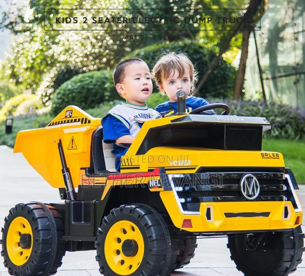 Kids 2 Seater Electric Dump Truck-ride On Car In Kenya - main view