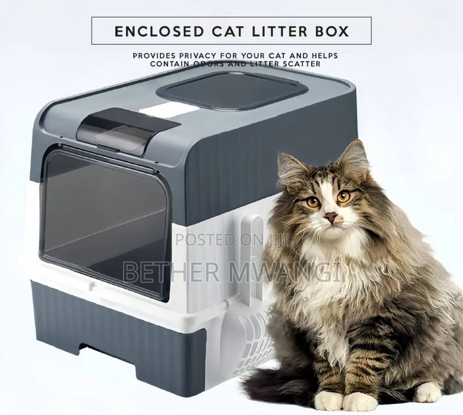 Enclosed Cat Litter Box in Kenya