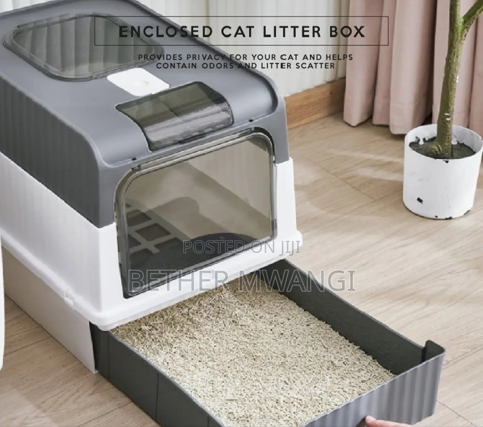 Enclosed Cat Litter Box in Kenya