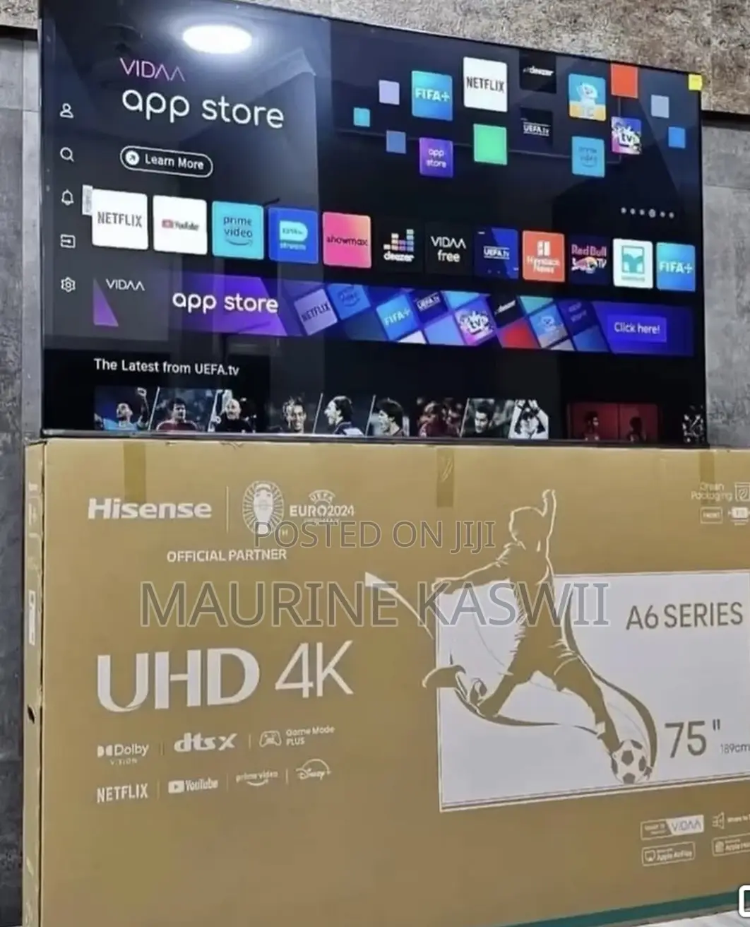 Hisense 75” Inch Smart Tv 75a6(New Model 2025