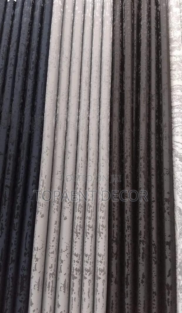 Brown,Black and Beige Curtains That Complete the Home Style - main view