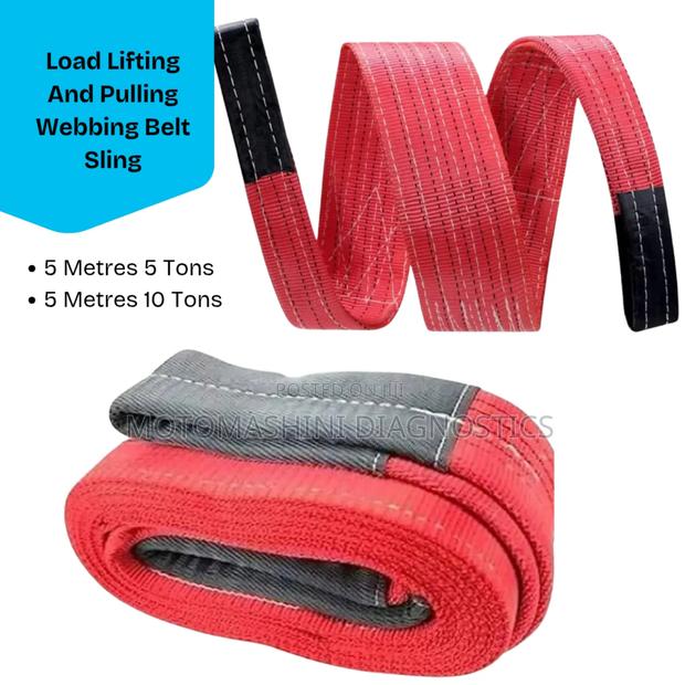 High Quality Load Lifting and Pulling Polyester Webbing Belt Slings - main view