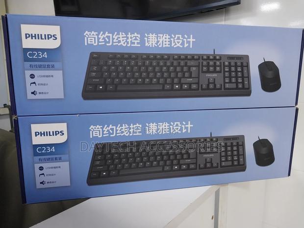 Philips C234 Wired Keyboard and Mouse Combo. - main view