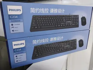 Philips C234 Wired Keyboard and Mouse Combo.