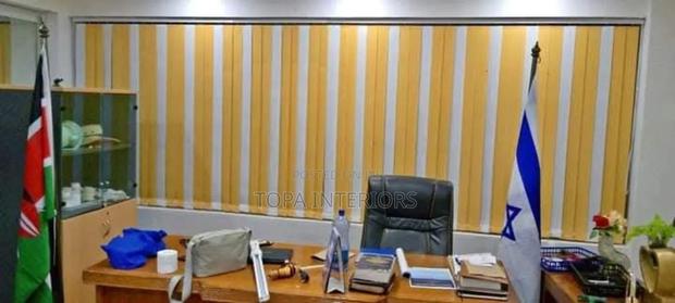 Custom Made Vertical Office Blinds for Office Privacy