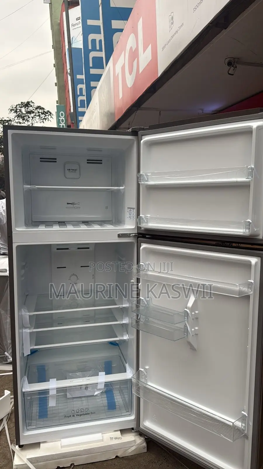 Hisense 418l No Frost Double Door Fridge