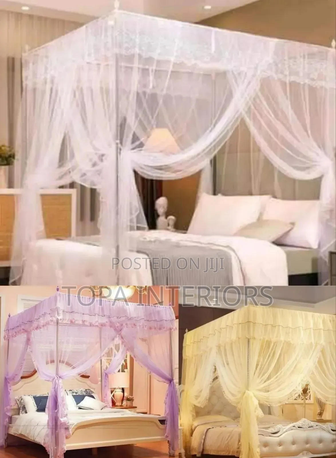 Easy Installation Four Stand Mosquito Nets
