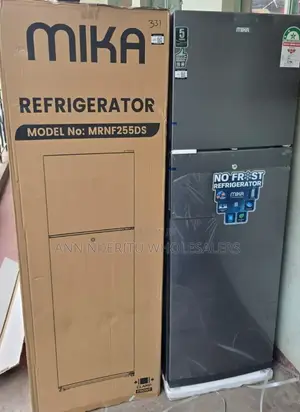 Mika 255litres Fridge Double Door No Frost