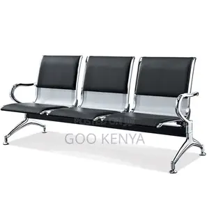 Office Chair ; Public Waiting Three Seats Chair