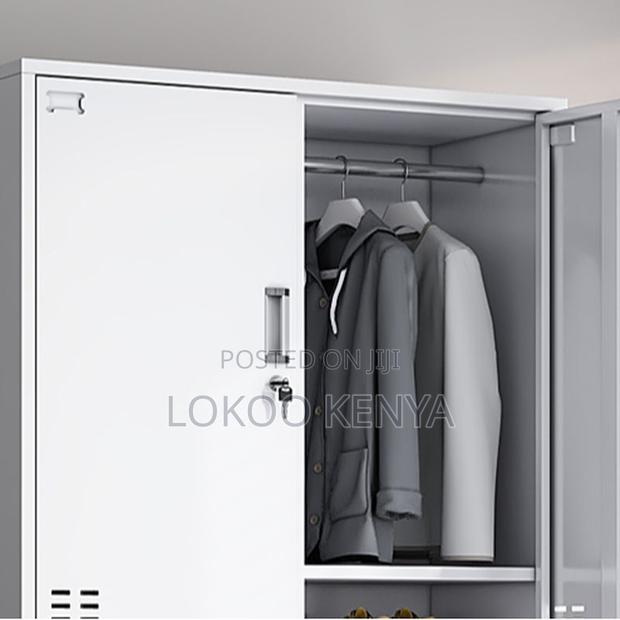 Office Cabinet: 9-Locker Whiter Steel Office Cabinet - thumbnail 4