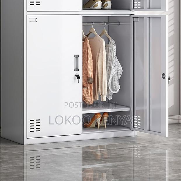 Office Cabinet: 9-Locker Whiter Steel Office Cabinet - thumbnail 6