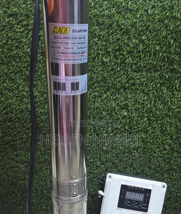 85m Solar Submersible Pump With Control Box - main view