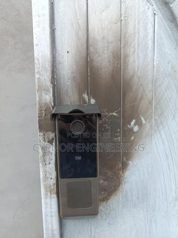 Finger Print Enabled Gate Lock for Safety