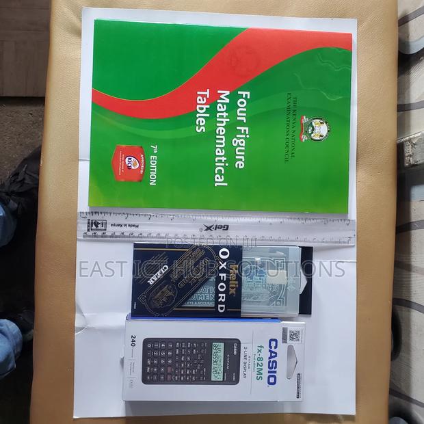 High-school Form 4 Pack , Calculator,  Logtable. Clear Set Free Ruler - thumbnail 4