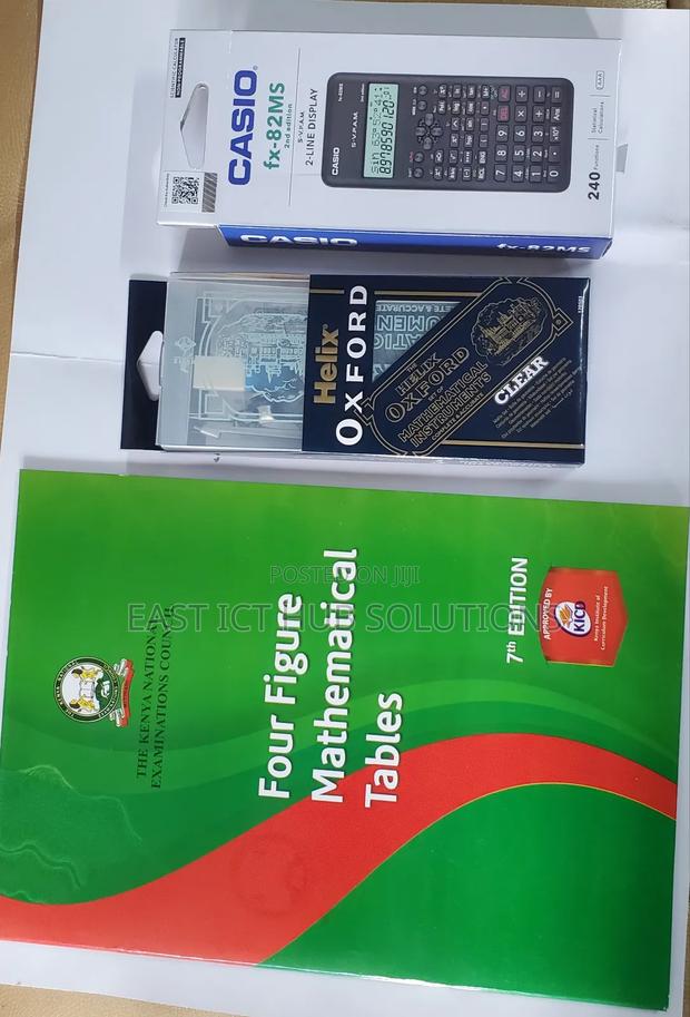 High-school Form 4 Pack , Calculator,  Logtable. Clear Set Free Ruler - thumbnail 8