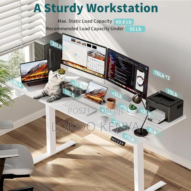 Office Cabinet : Pome Far 1.2m Electric Height Adjustable Desk