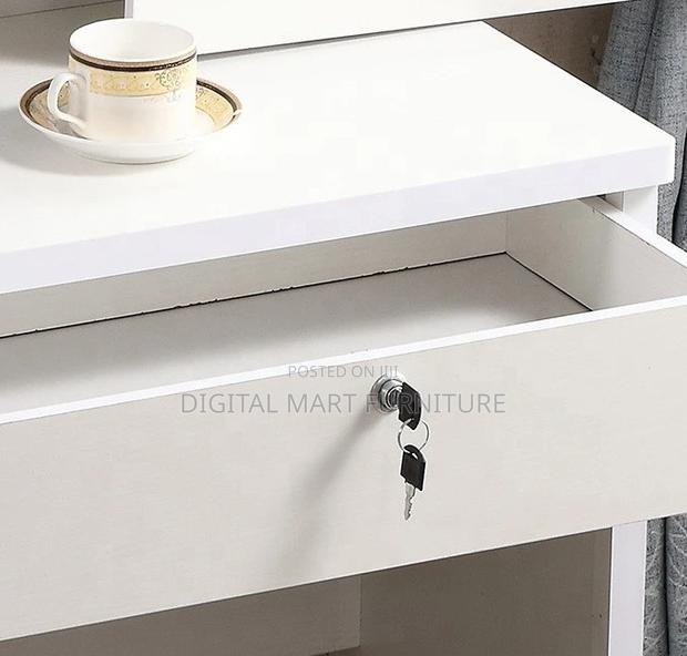 Dressing Table: White Vanity With Drawers - thumbnail 3