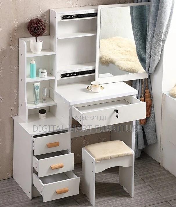 Dressing Table: White Vanity With Drawers - thumbnail 4