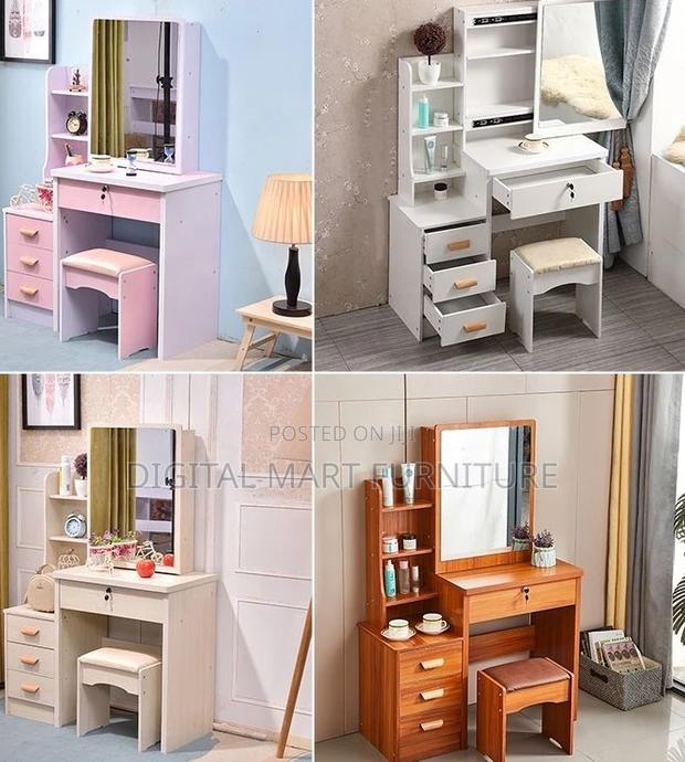 Dressing Table: White Vanity With Drawers - thumbnail 5