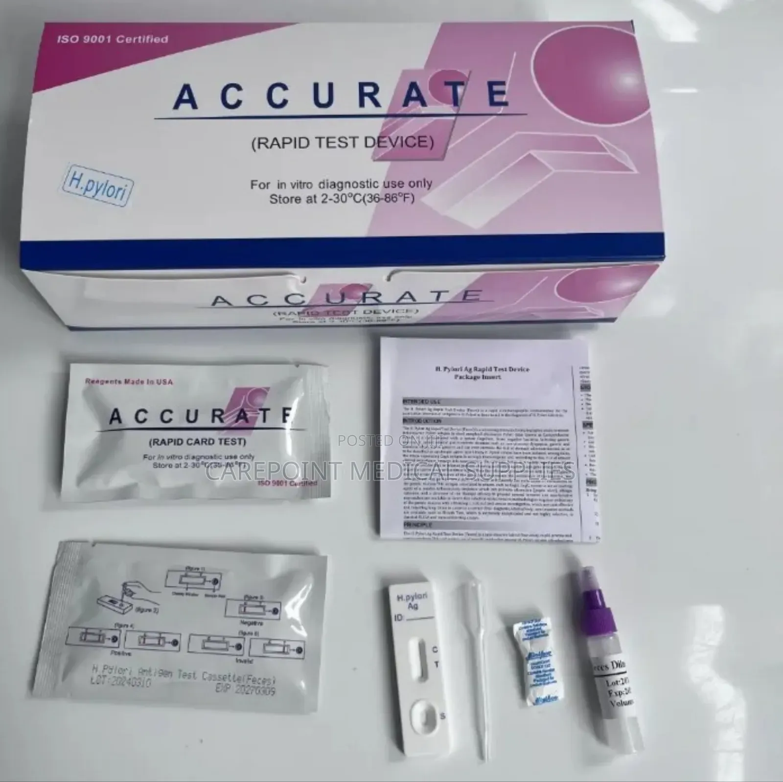 Hpylori Test Cassettes
