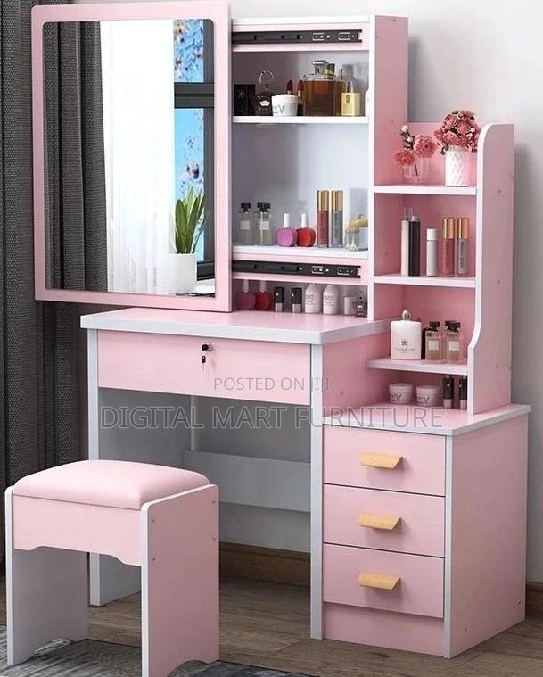 Dressing Table: White Make Up Counter Dressing Table - thumbnail 3