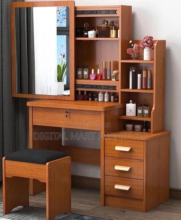 Dressing Table: White Make Up Counter Dressing Table - thumbnail 5