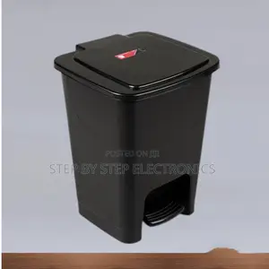 30l Litres Hard Plastic Step Pedal Bin Trash Can for Home, Hotels