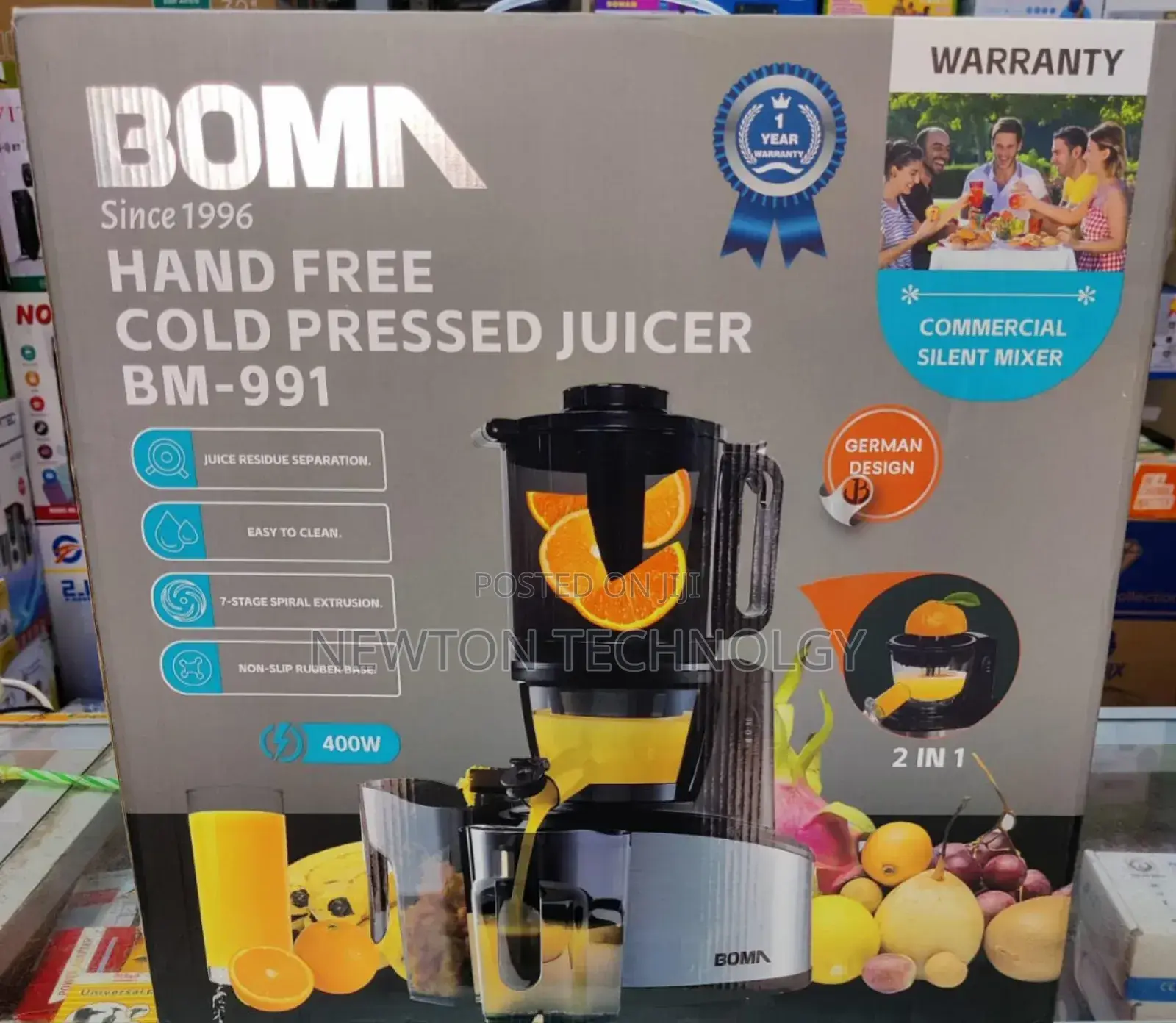 *Boma Slow Juicer 400w