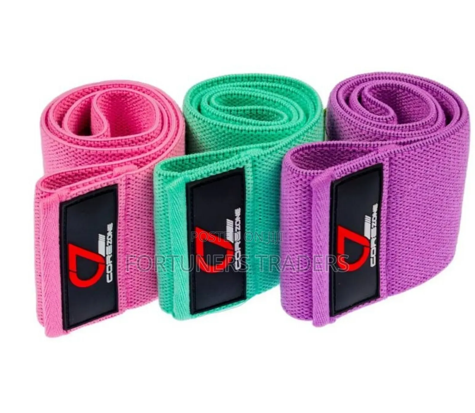 3pcs Fabric Resistance Bands